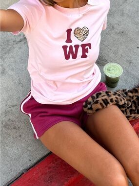11th Street Concrete Jungle Relaxed Baby Tee Strawberry Whip